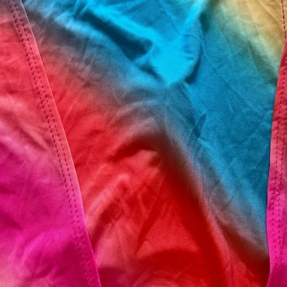 Multicolor Off-Shoulder Dress - Picture 3 of 3